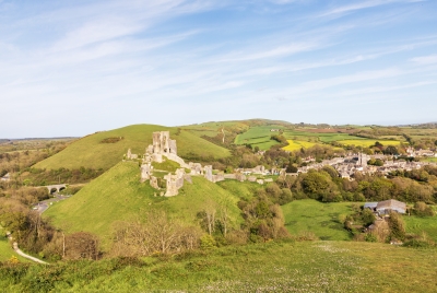 Corfe Castle Dorset UK 2024